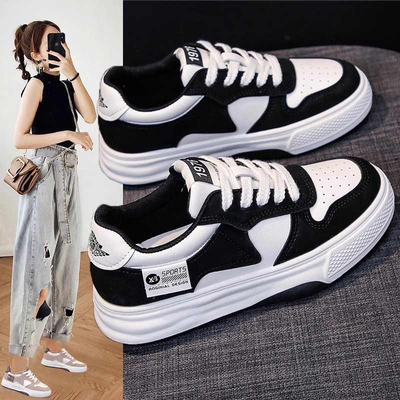 Vans Shoes Old Skool - Kadın İlkbahar Sonbahar Yeni Kalın Tabanlı