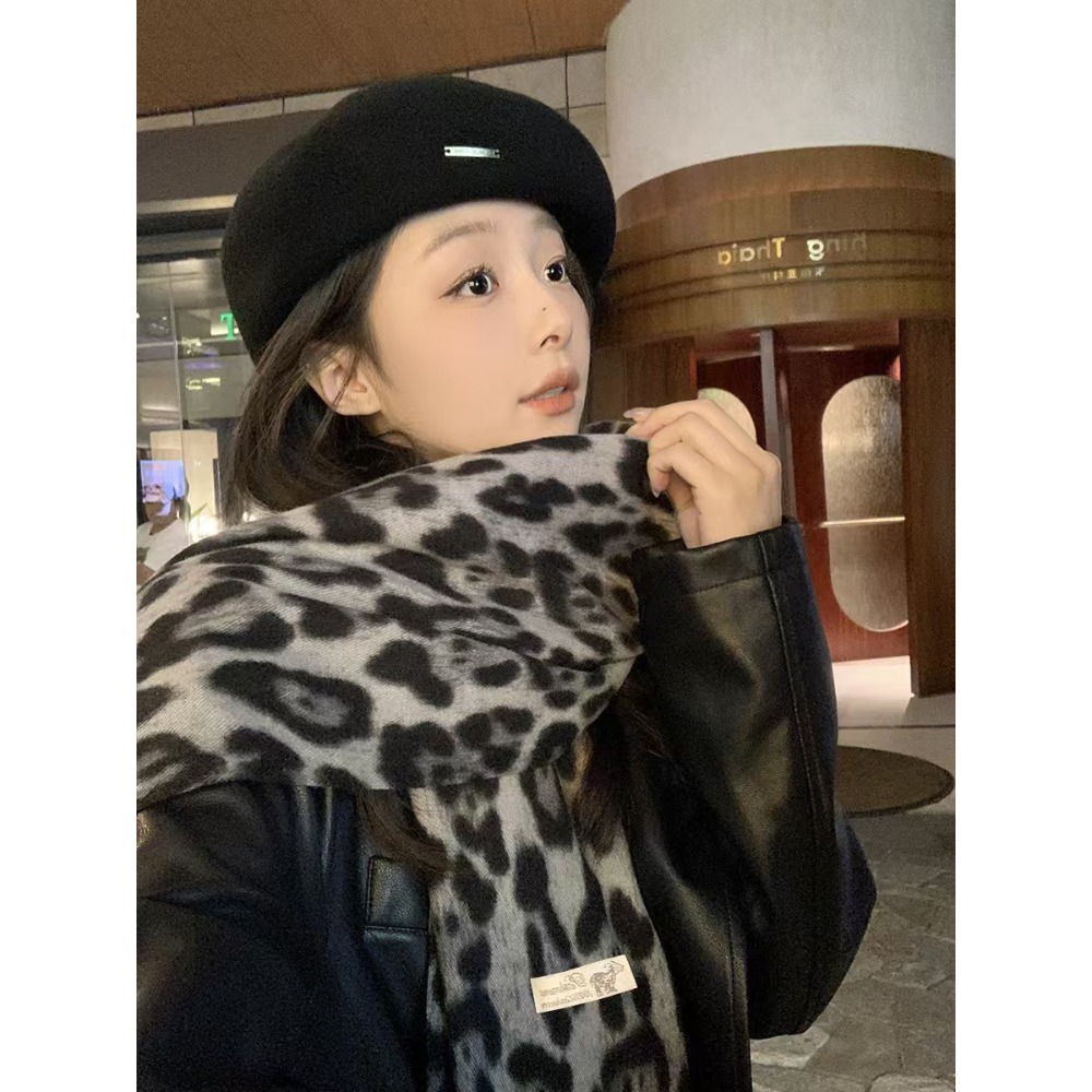 190*70 CM Tasarım Leopar Eşarp - Woven Scarf Blanket incelemesi ve fiyatı