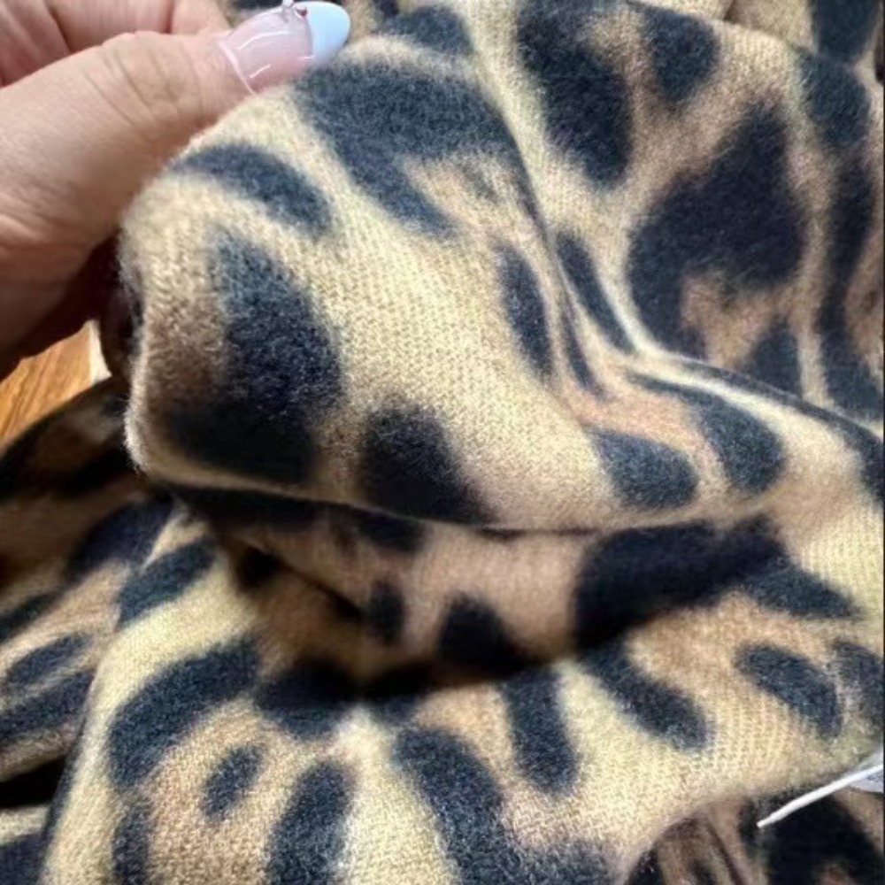 190*70 CM Tasarım Leopar Eşarp - Woven Scarf Blanket incelemesi ve fiyatı