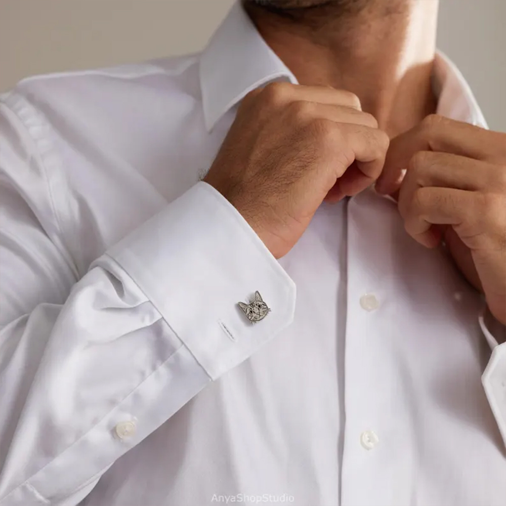 Kişiye Özel Evcil Hayvan Portr - Tie Clip Silver incelemesi ve fiyatı