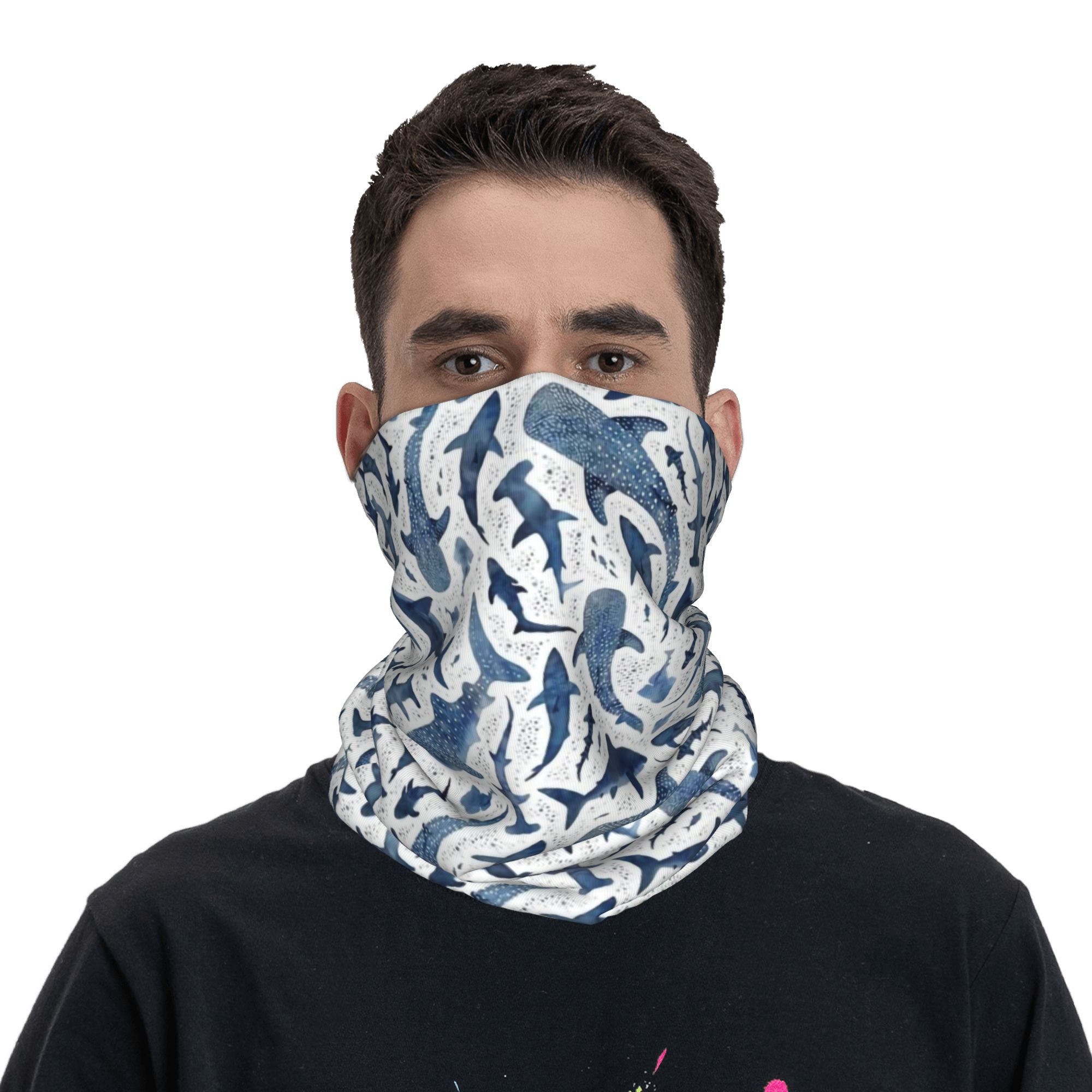 Özel Mavi Suluboya Köpekbalığı - Neck Warmer Tube incelemesi ve fiyatı