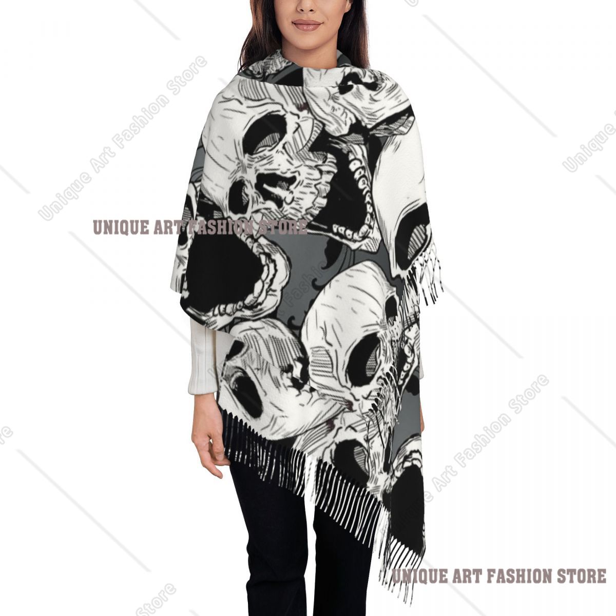 Kadınlar için Püsküllü Eşarp Ö - Pashmina Wrap Large incelemesi ve fiyatı