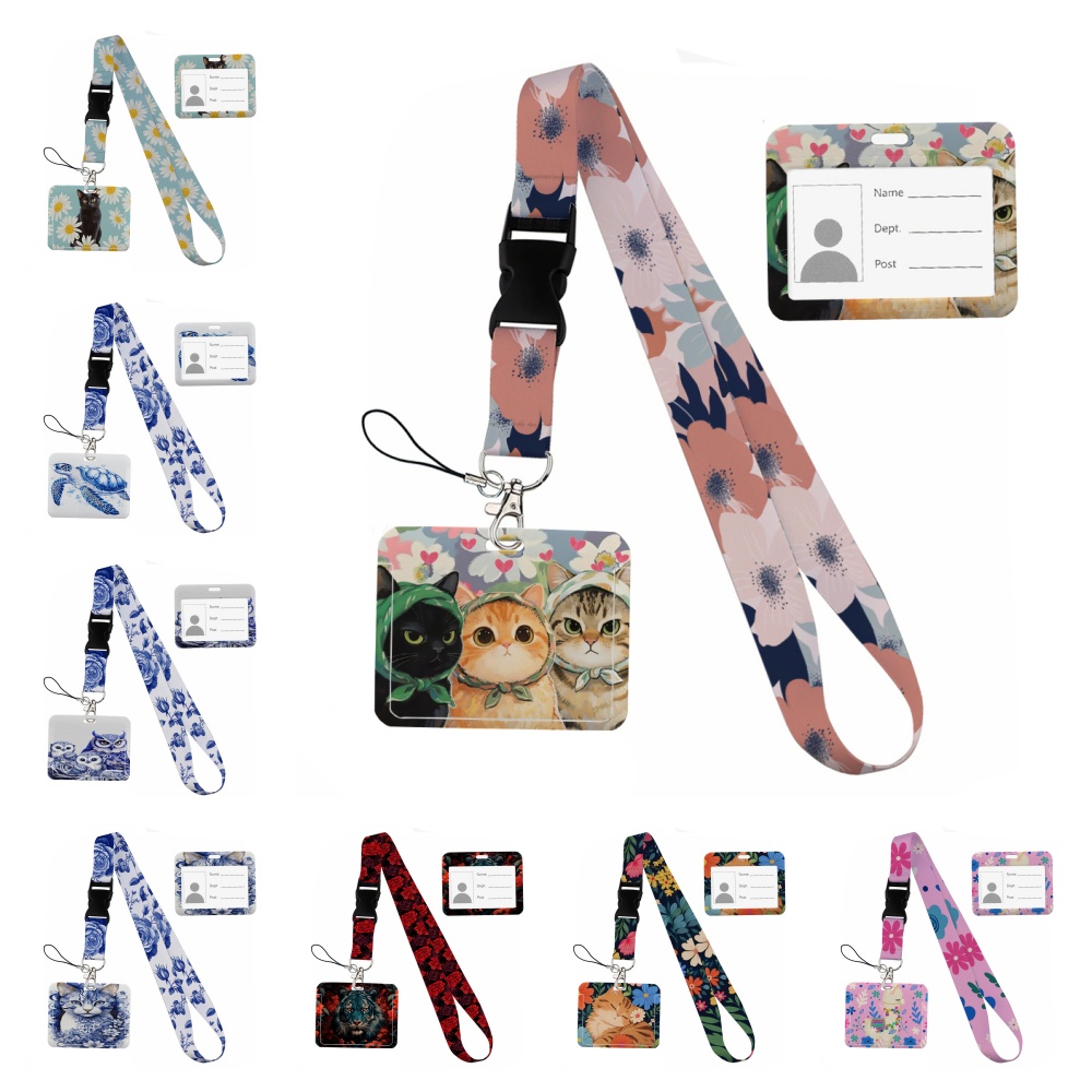 Çiçeklerin içindeki küçük hayv - Lanyard Badge Holder incelemesi ve fiyatı