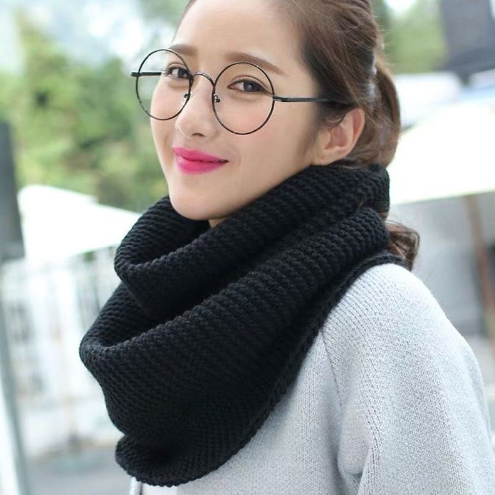 Düz Renk Sonsuz Döngü Eşarp Ne - Infinity Scarf Knit incelemesi ve fiyatı