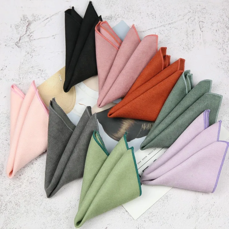 24 cm erkek iş cep karesi düz  - Pocket Square Set incelemesi ve fiyatı