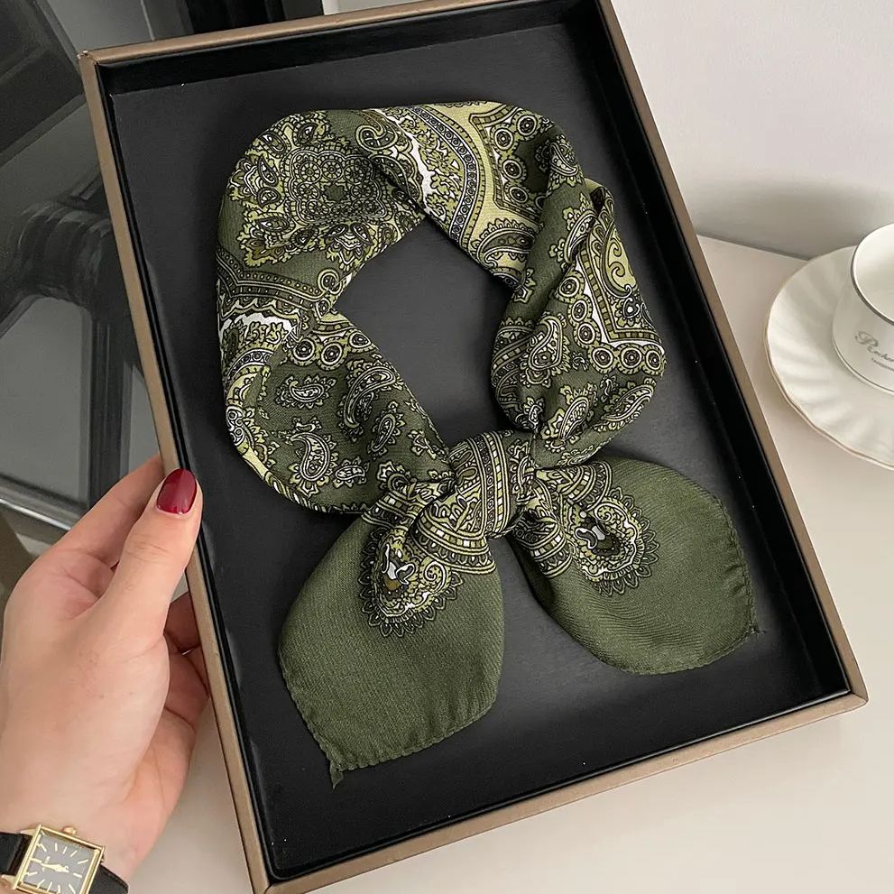 Yeni Moda 70X70 cm kadın Eşarp - Bandana Cotton incelemesi ve fiyatı